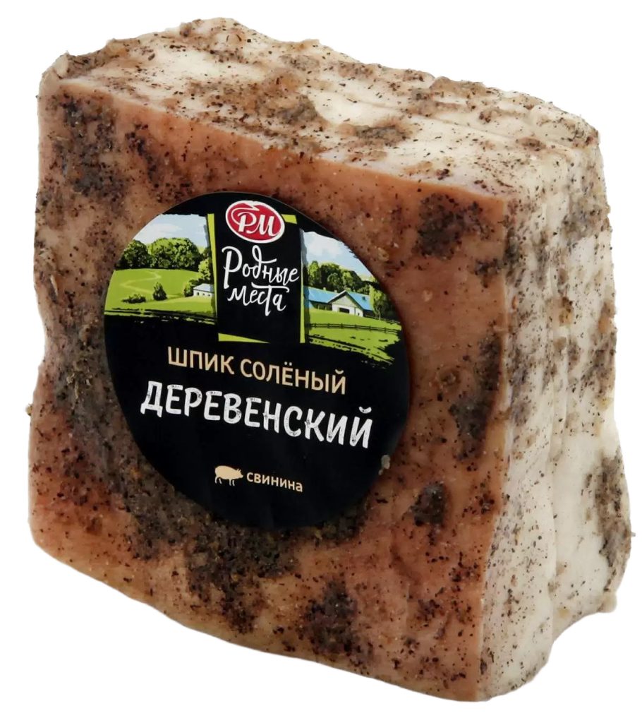 Шпик солёный "Деревенский"